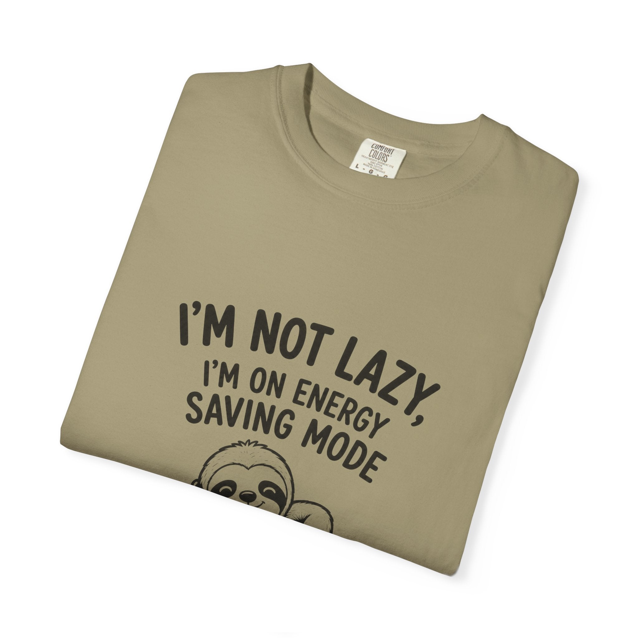 Sloth "I'm Not Lazy, I'm On Energy Saving Mode" T-Shirt