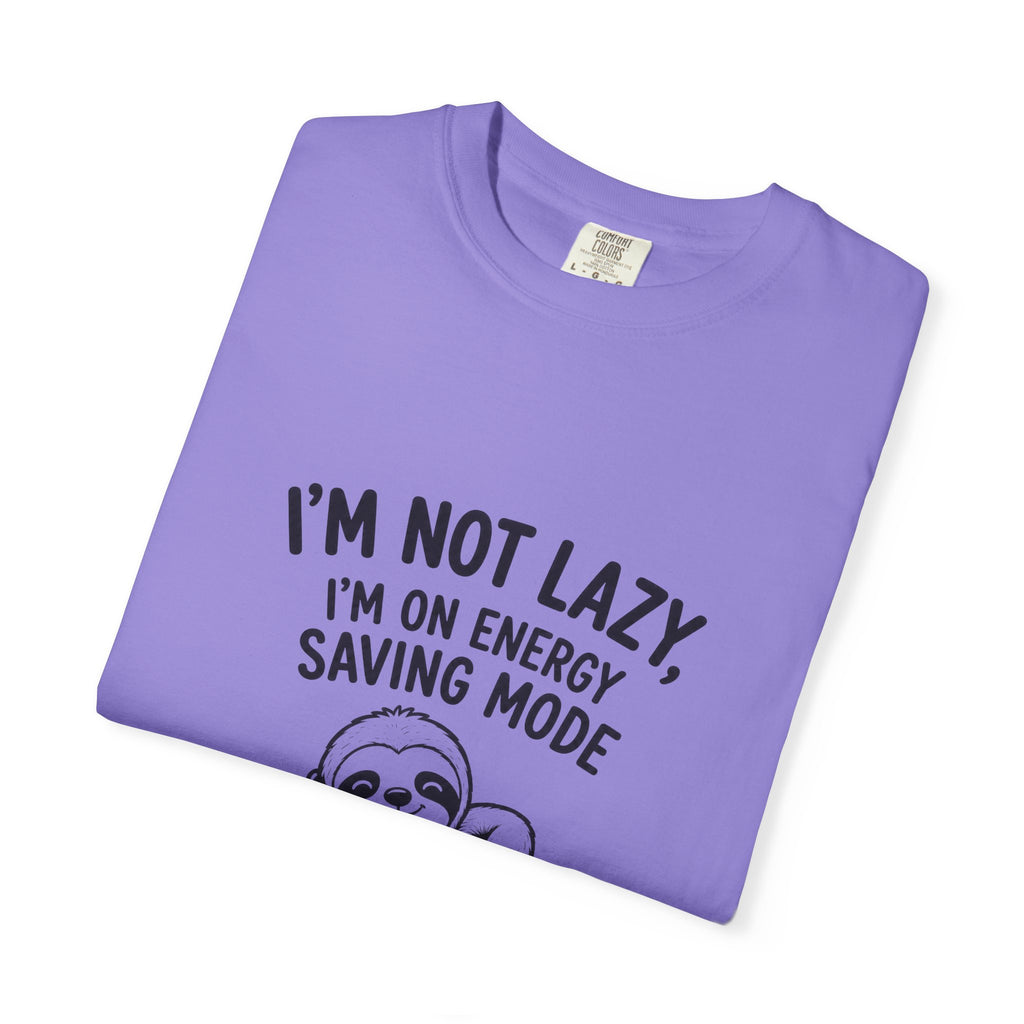 Sloth "I'm Not Lazy, I'm On Energy Saving Mode" T-Shirt