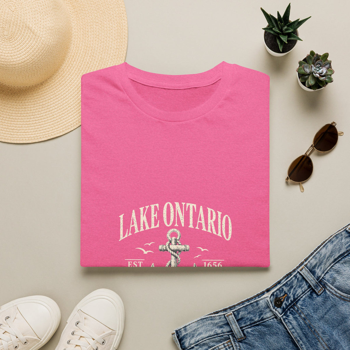 Anchor Graphic T‑Shirt — “I Am Onward” Nautical Vintage Tee