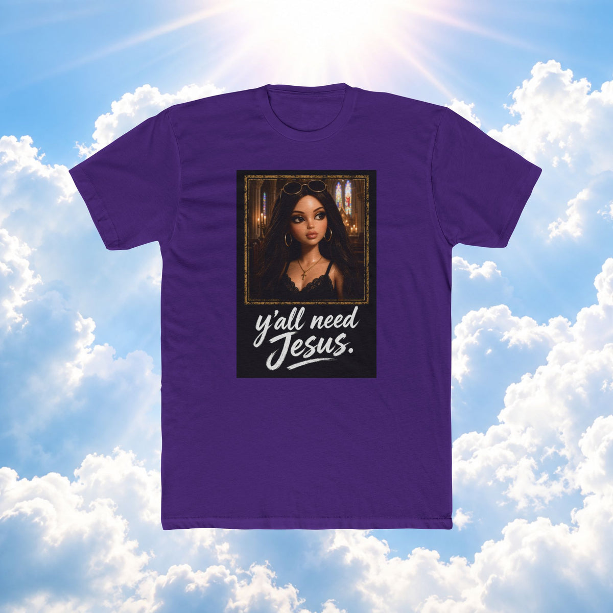 Jesus Shirt — "Y'all Need Jesus" Graphic Tee (Faith-Inspired Casual Top)