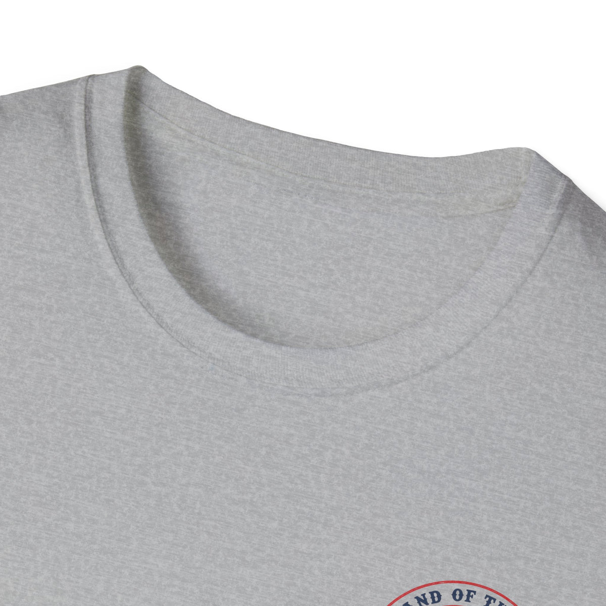 America Vintage Badge T-Shirt — "Land of the Free, Because of the Brave"