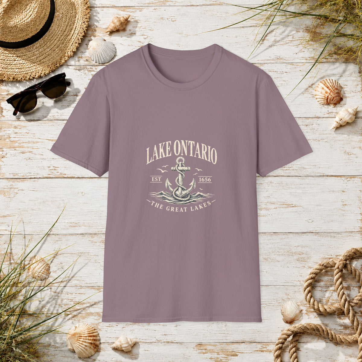 Anchor Graphic T‑Shirt — “I Am Onward” Nautical Vintage Tee