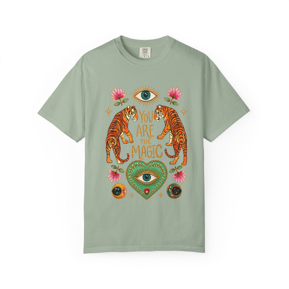 You Are the Magic T-Shirt — Mystical Tiger Heart Graphic Tee