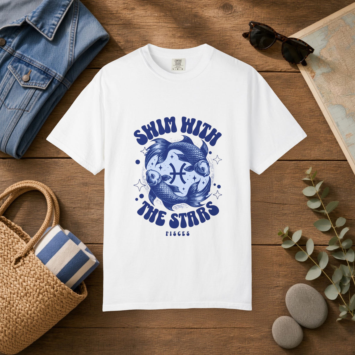Pisces 'Swim with the Stars' Graphic T-Shirt