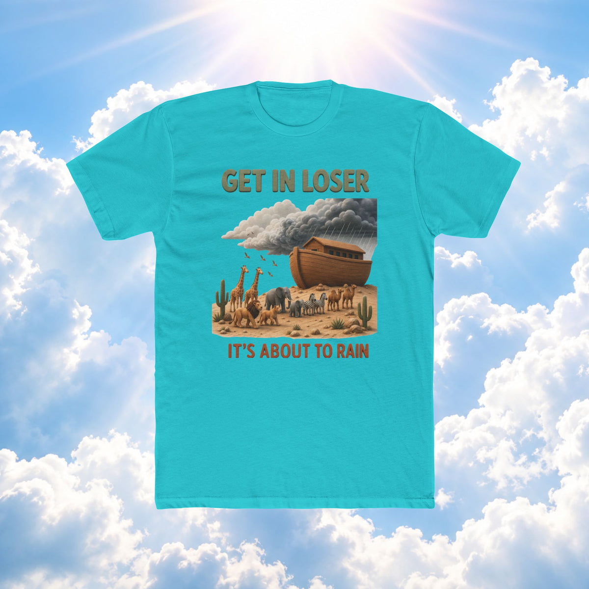 Noah's Ark 'Get in Loser' T-Shirt — Vintage Desert Ark Graphic Tee