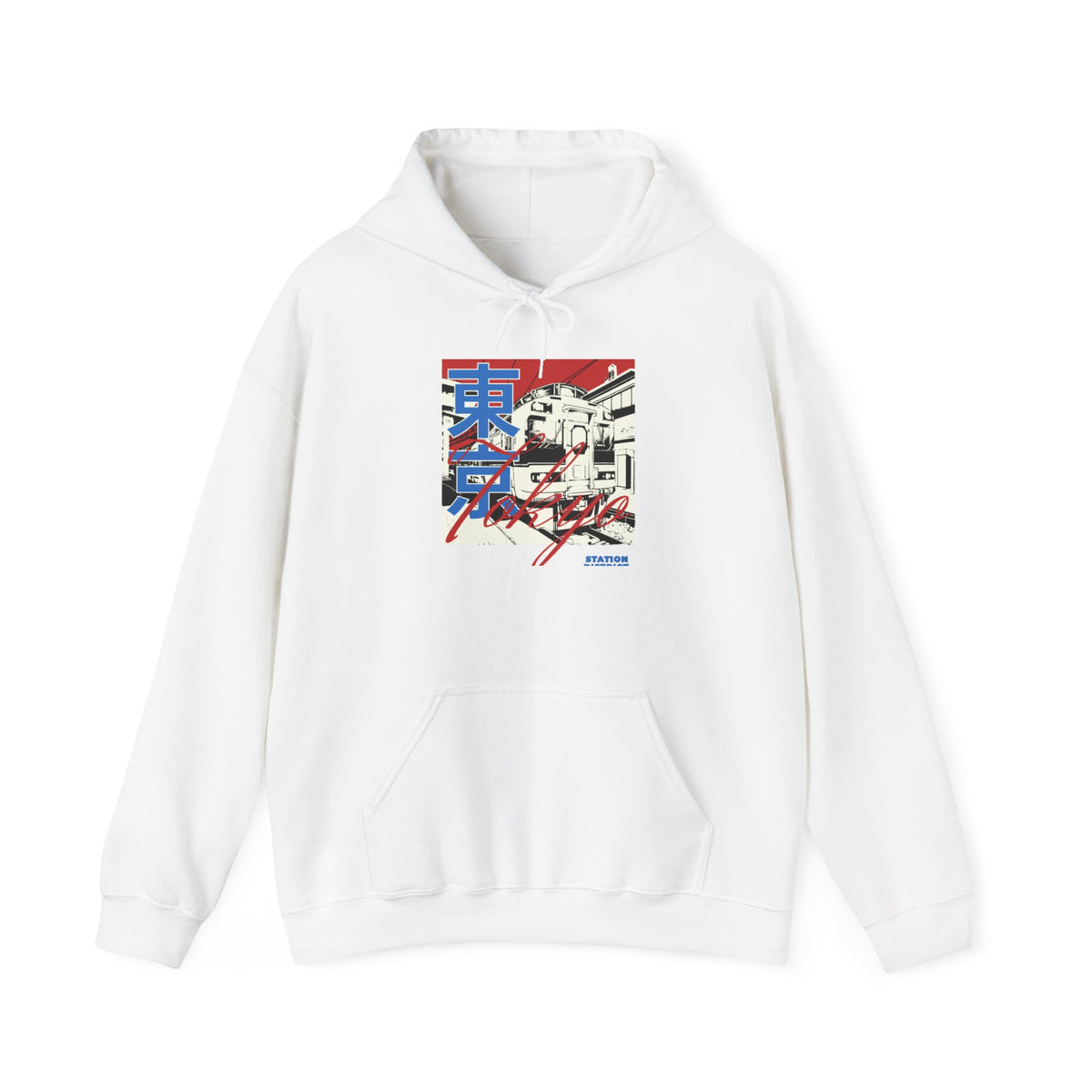 Japanese Cityscape Hoodie — Retro Vaporwave Tokyo Graphic Sweatshirt