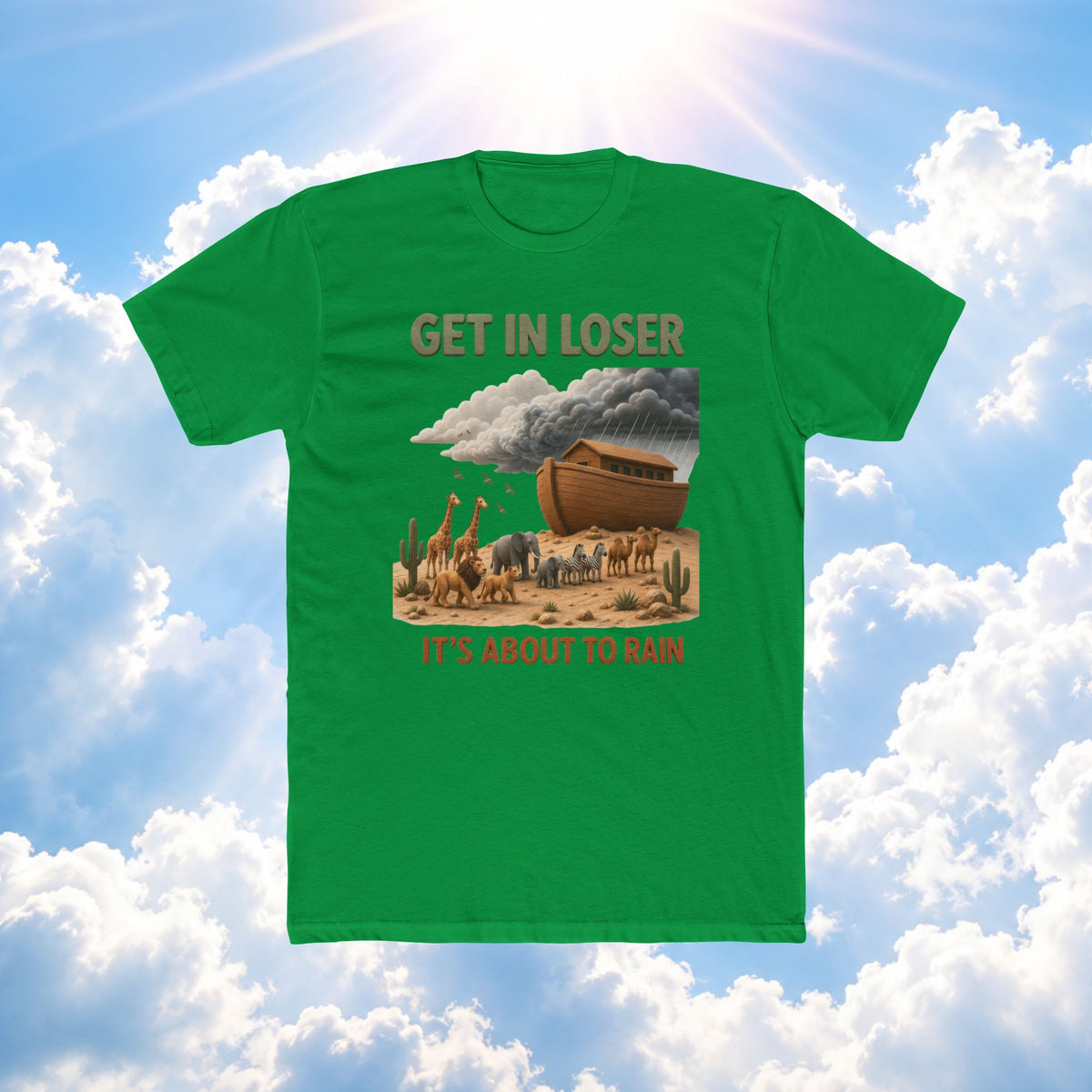 Noah's Ark 'Get in Loser' T-Shirt — Vintage Desert Ark Graphic Tee