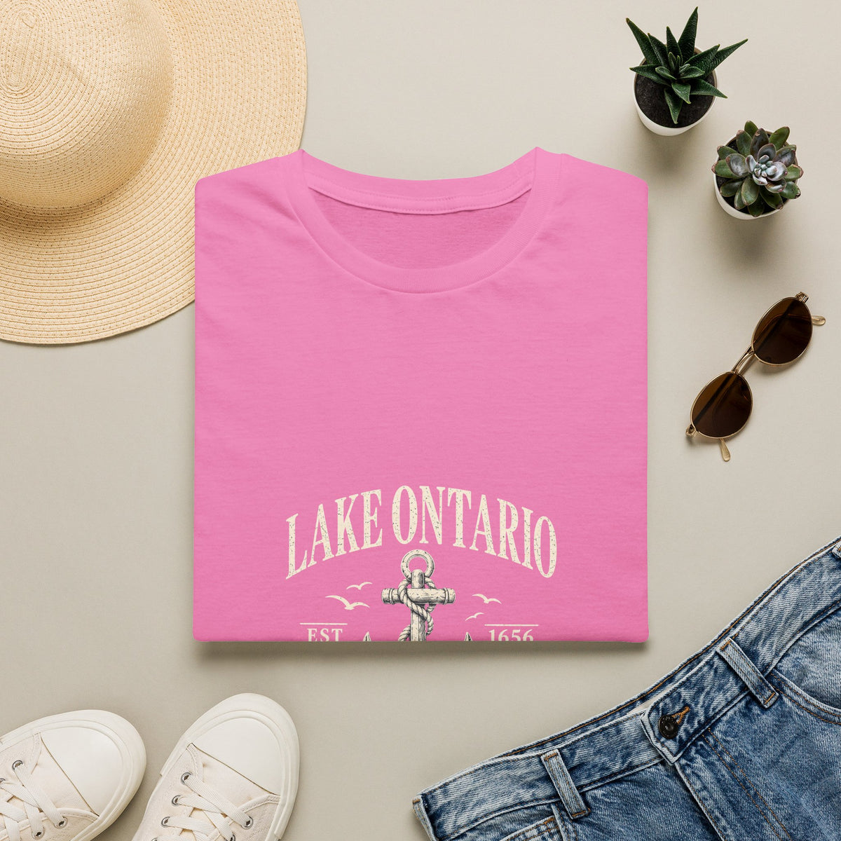 Anchor Graphic T‑Shirt — “I Am Onward” Nautical Vintage Tee