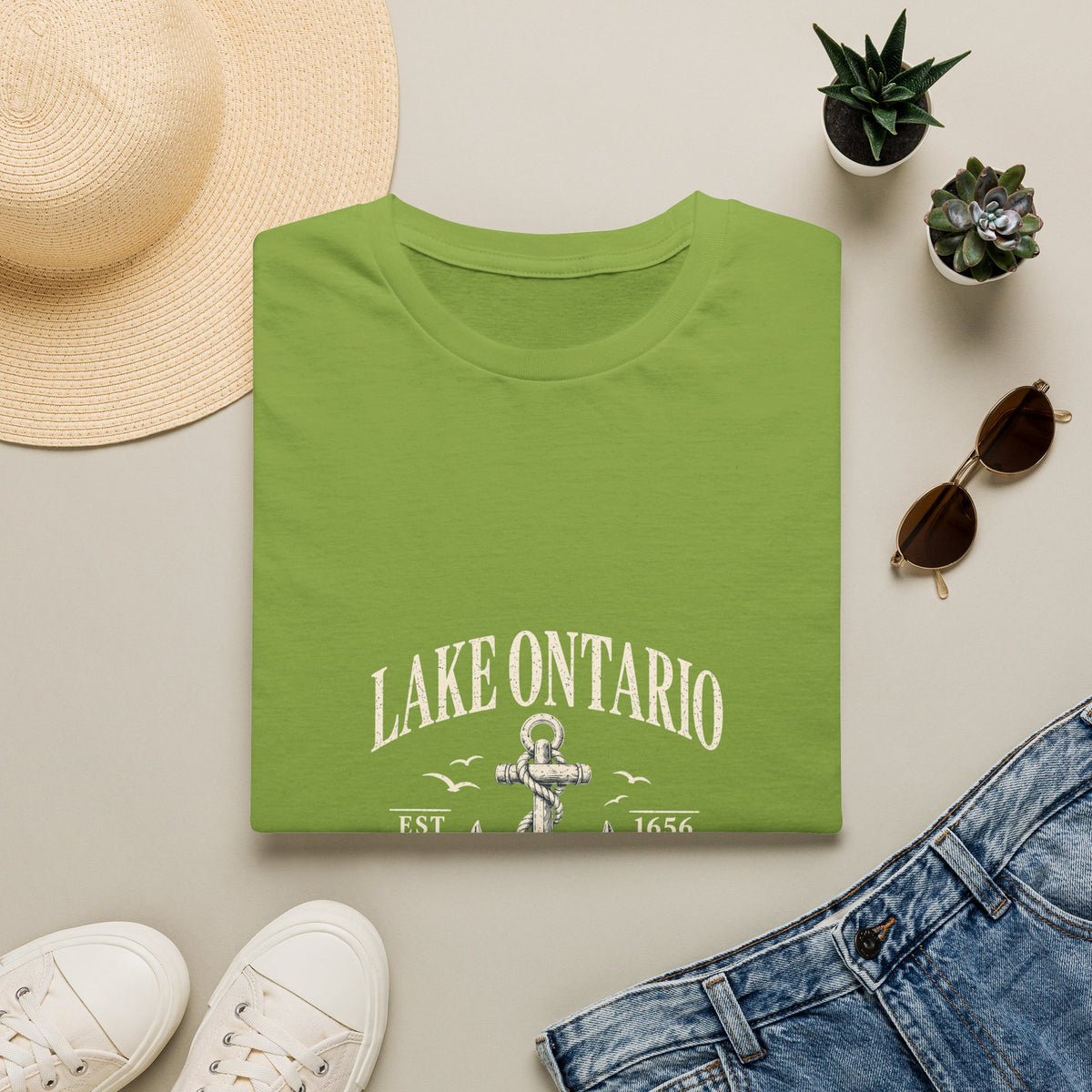 Anchor Graphic T‑Shirt — “I Am Onward” Nautical Vintage Tee
