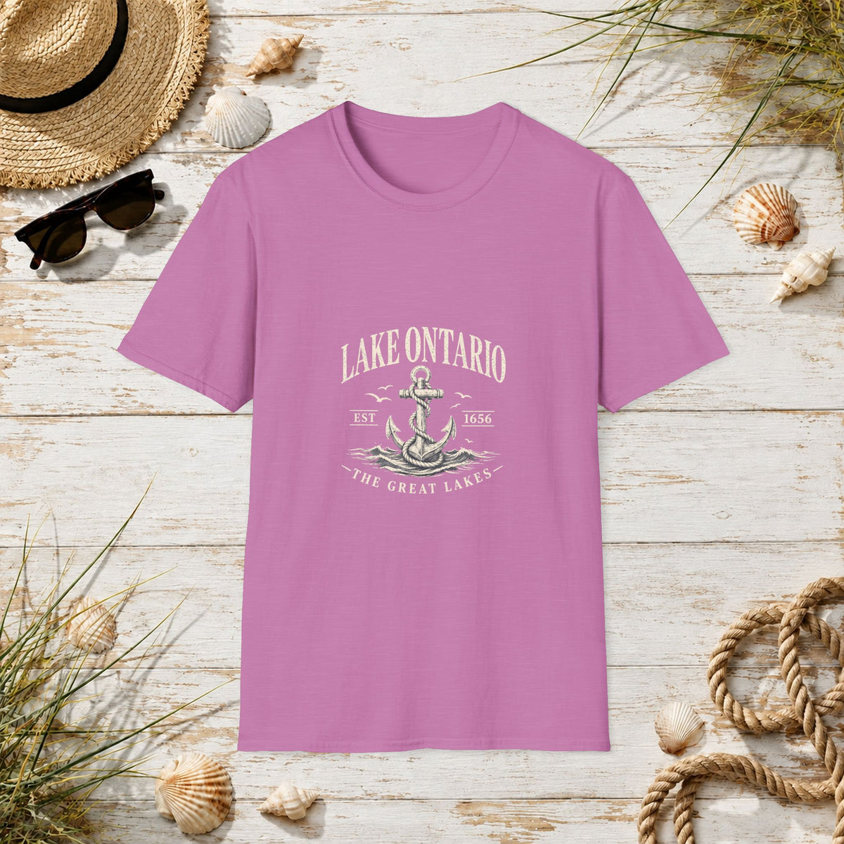 Anchor Graphic T‑Shirt — “I Am Onward” Nautical Vintage Tee