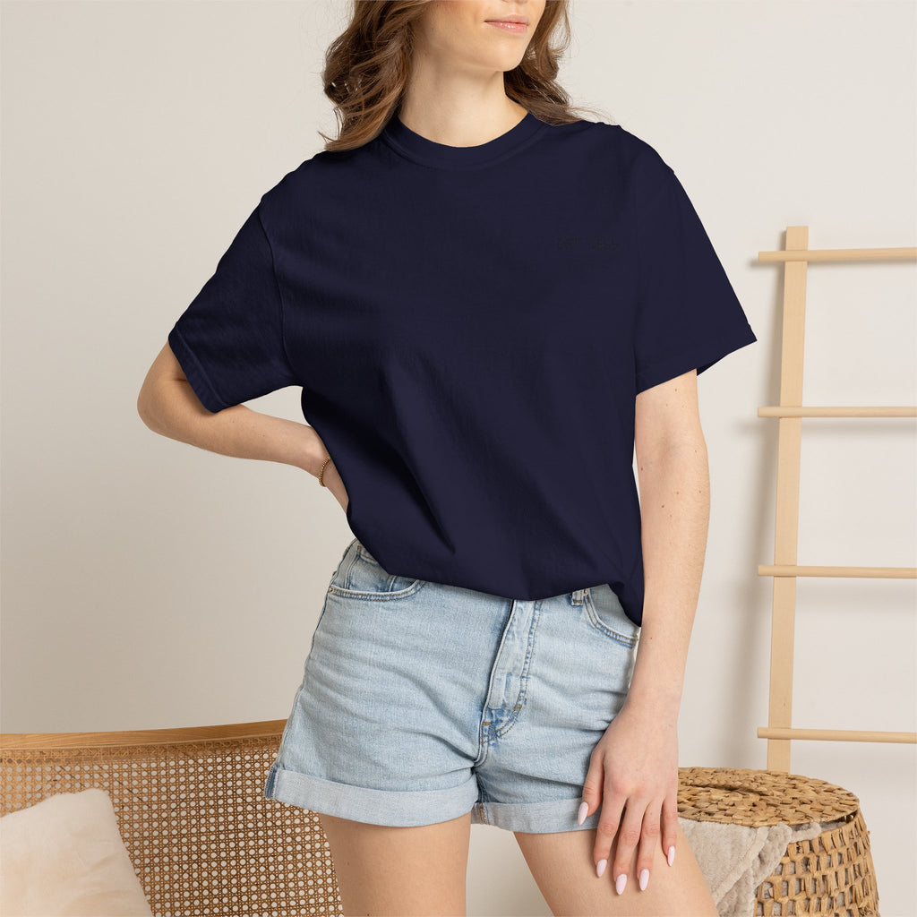 Coastal Harmony Surf T-Shirt – Vintage Wave & Sunset Graphic (Est. 1995)