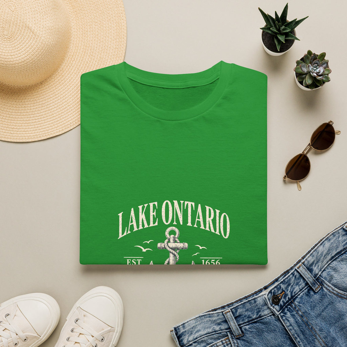 Anchor Graphic T‑Shirt — “I Am Onward” Nautical Vintage Tee