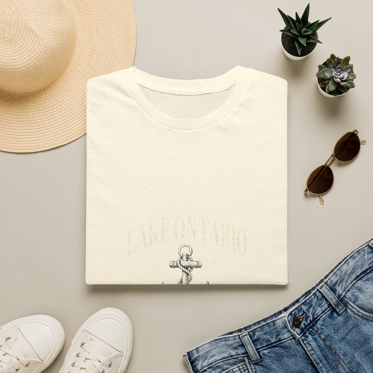 Anchor Graphic T‑Shirt — “I Am Onward” Nautical Vintage Tee