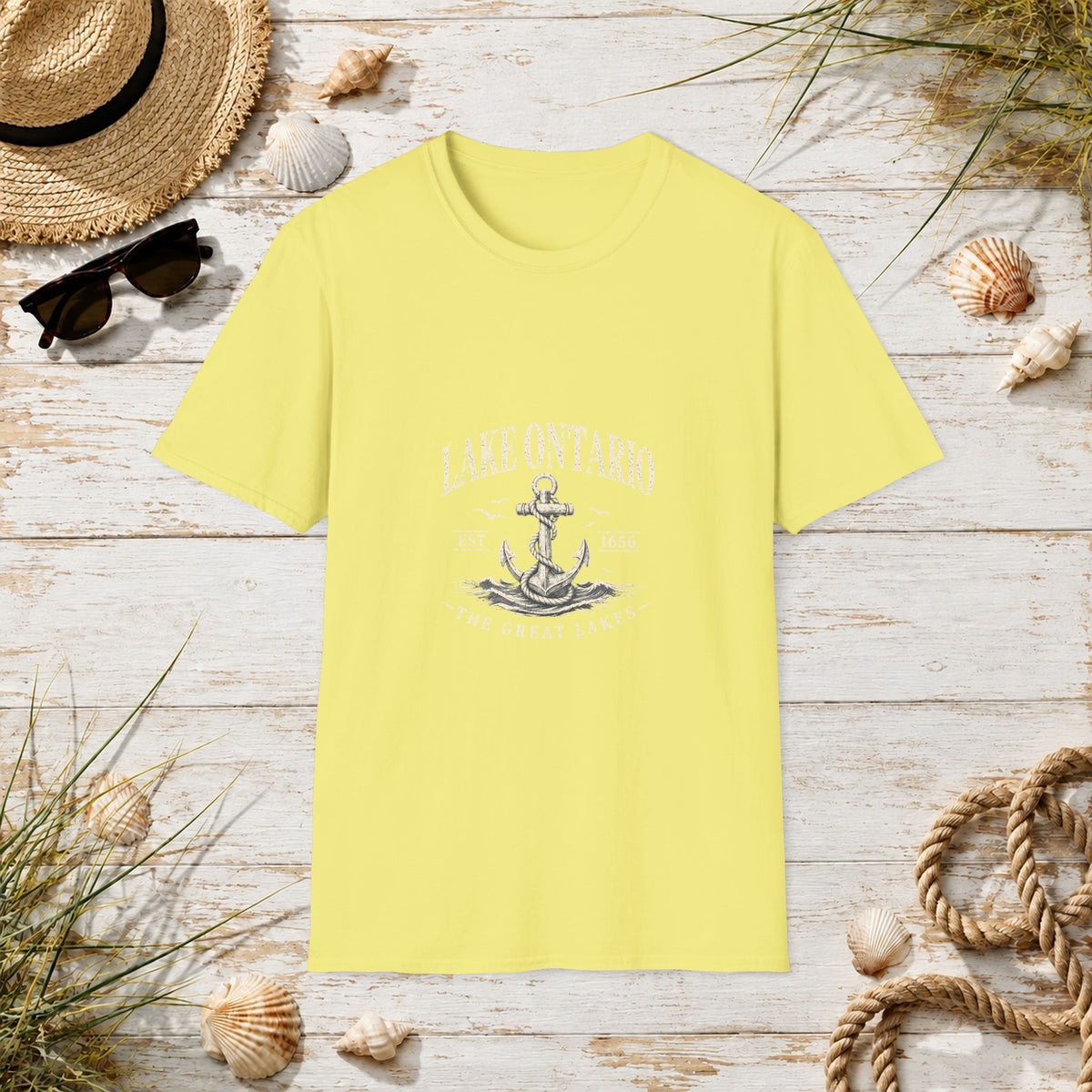 Anchor Graphic T‑Shirt — “I Am Onward” Nautical Vintage Tee