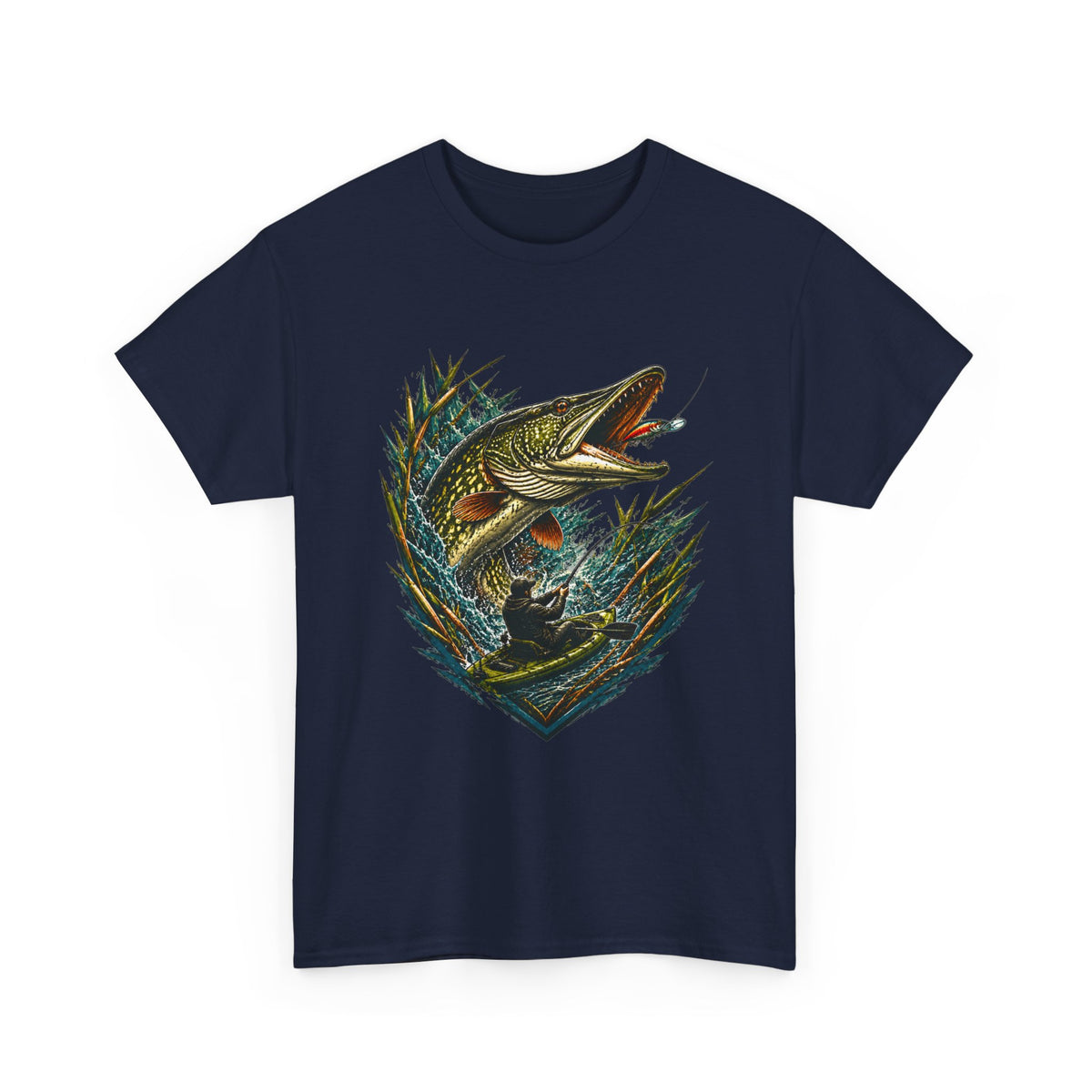 Fishing Bass T-Shirt — Largemouth Fish Graphic Tee