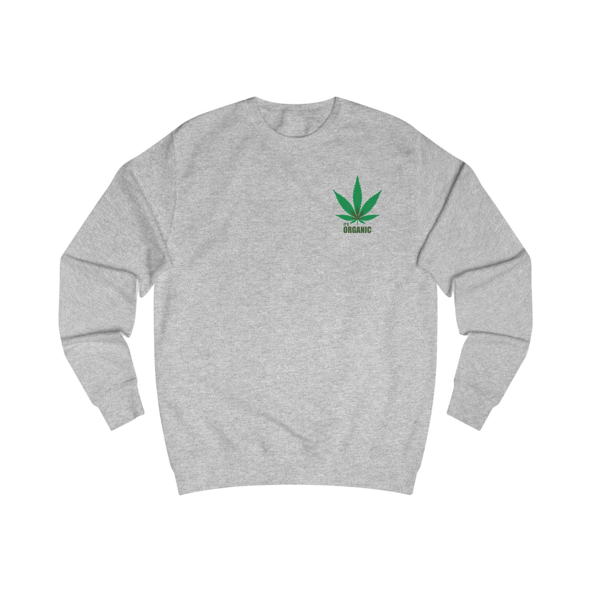 Angel Cherub Smoke Sweatshirt — Small Leaf Chest Logo
