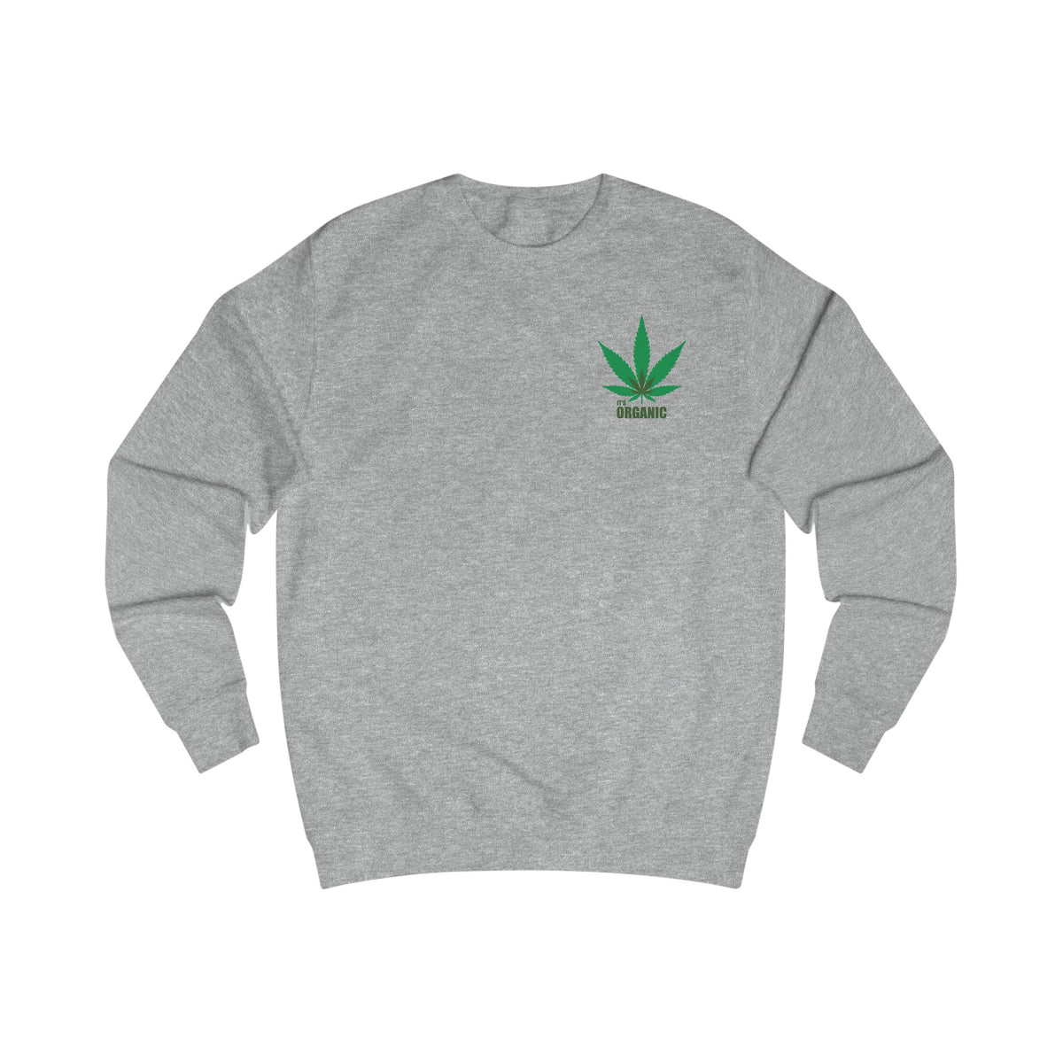 Angel Cherub Smoke Sweatshirt — Small Leaf Chest Logo