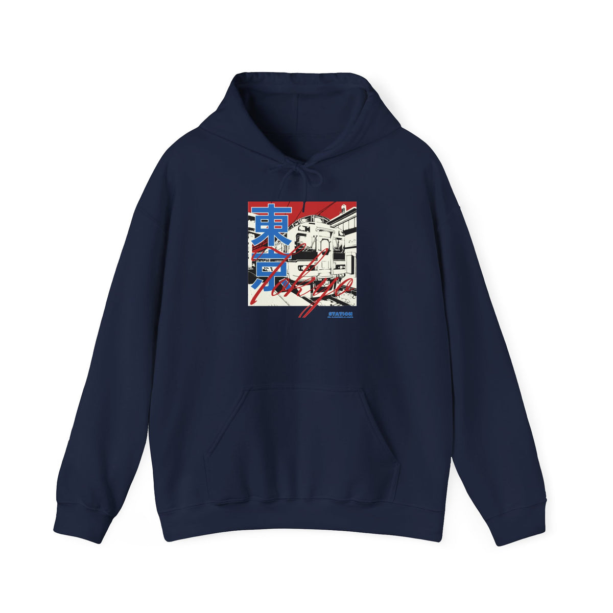Japanese Cityscape Hoodie — Retro Vaporwave Tokyo Graphic Sweatshirt