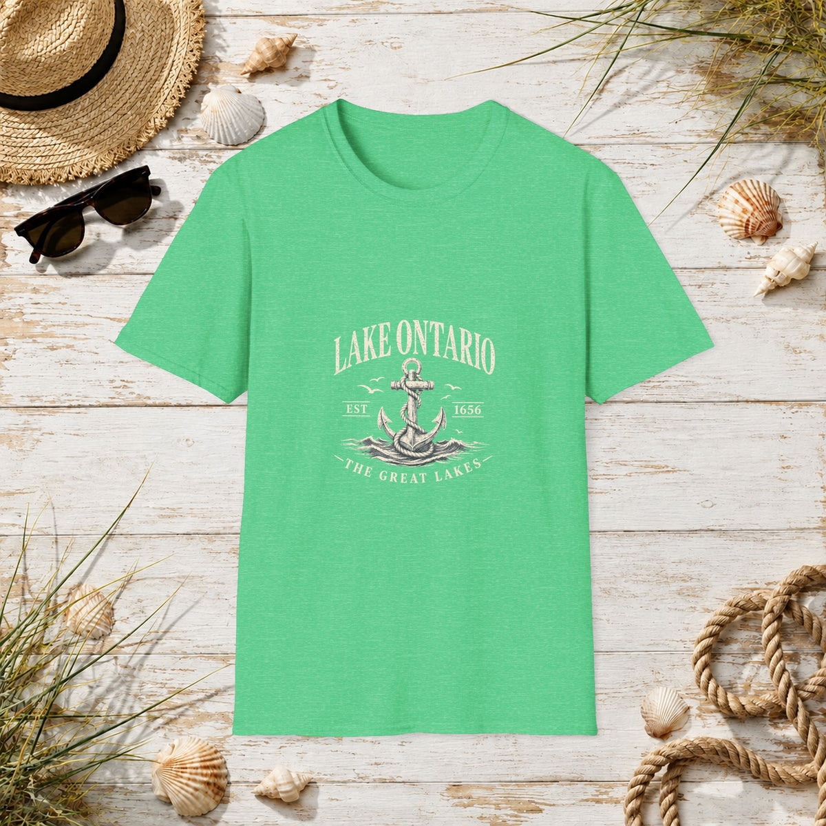 Anchor Graphic T‑Shirt — “I Am Onward” Nautical Vintage Tee
