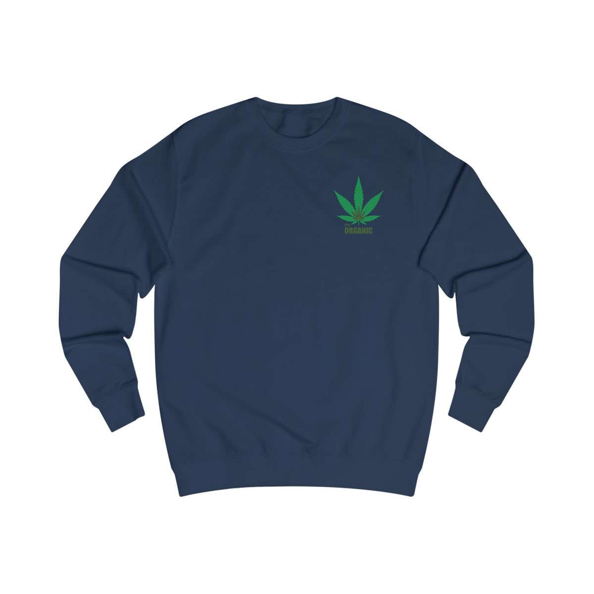 Angel Cherub Smoke Sweatshirt — Small Leaf Chest Logo