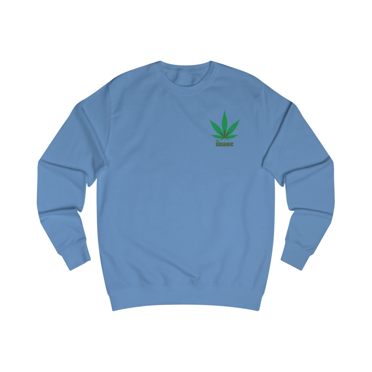 Angel Cherub Smoke Sweatshirt — Small Leaf Chest Logo