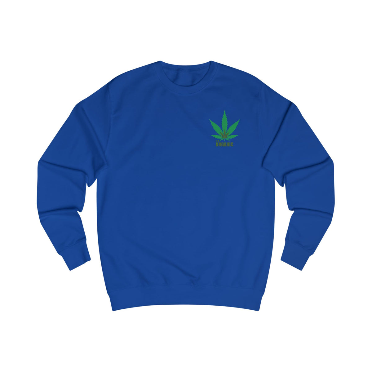 Angel Cherub Smoke Sweatshirt — Small Leaf Chest Logo
