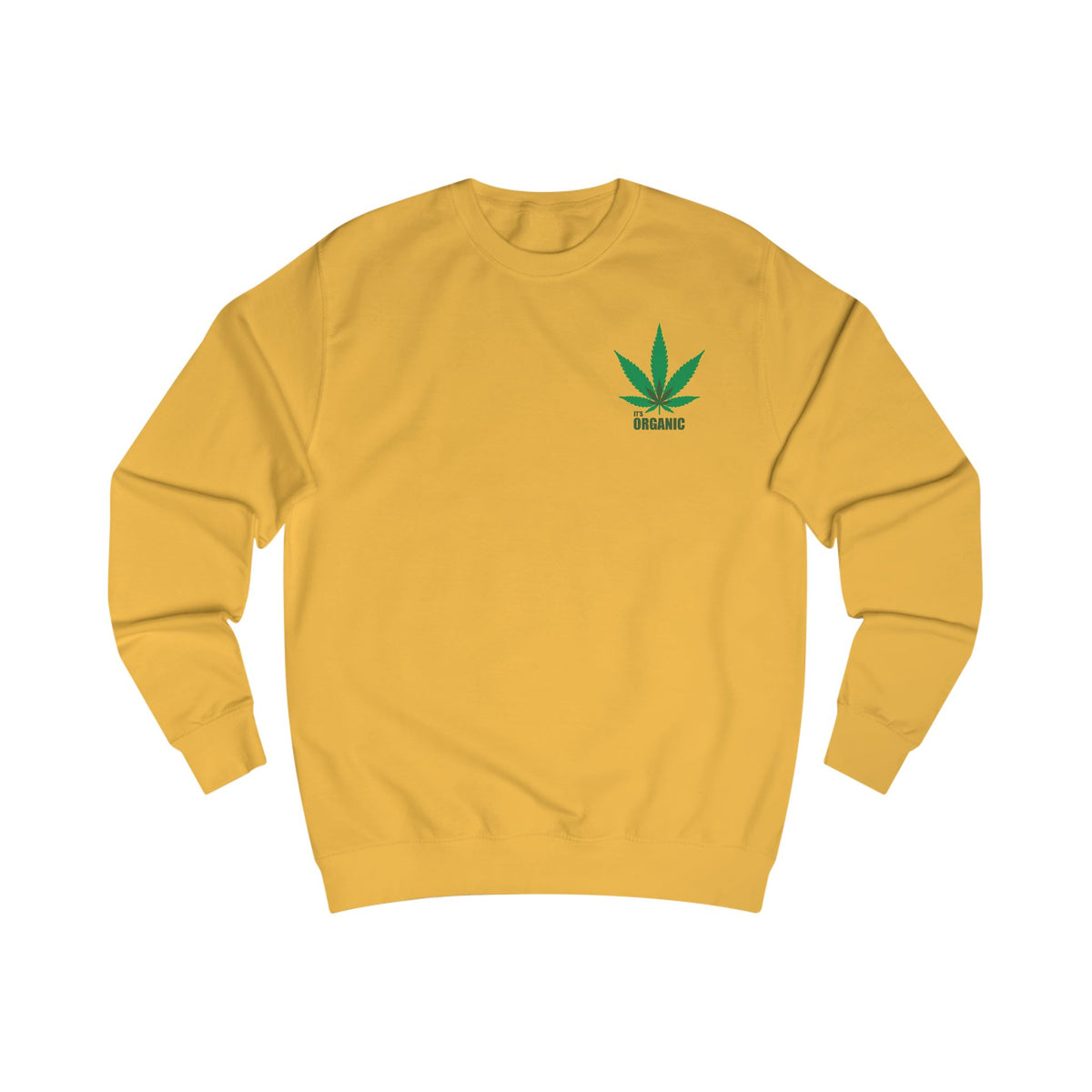 Angel Cherub Smoke Sweatshirt — Small Leaf Chest Logo