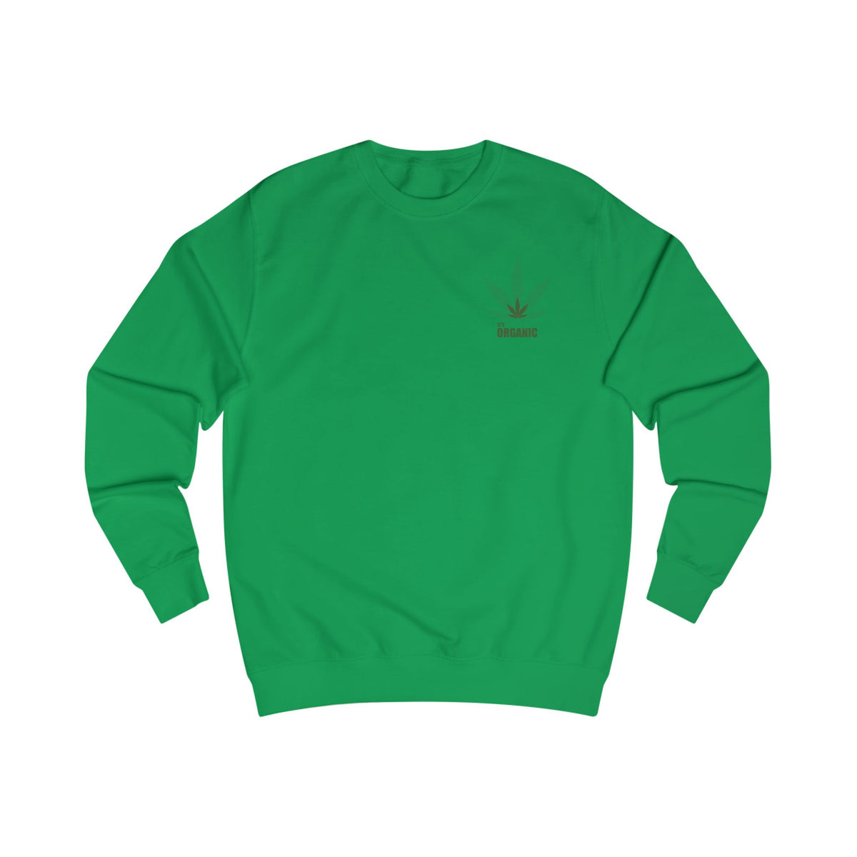 Angel Cherub Smoke Sweatshirt — Small Leaf Chest Logo