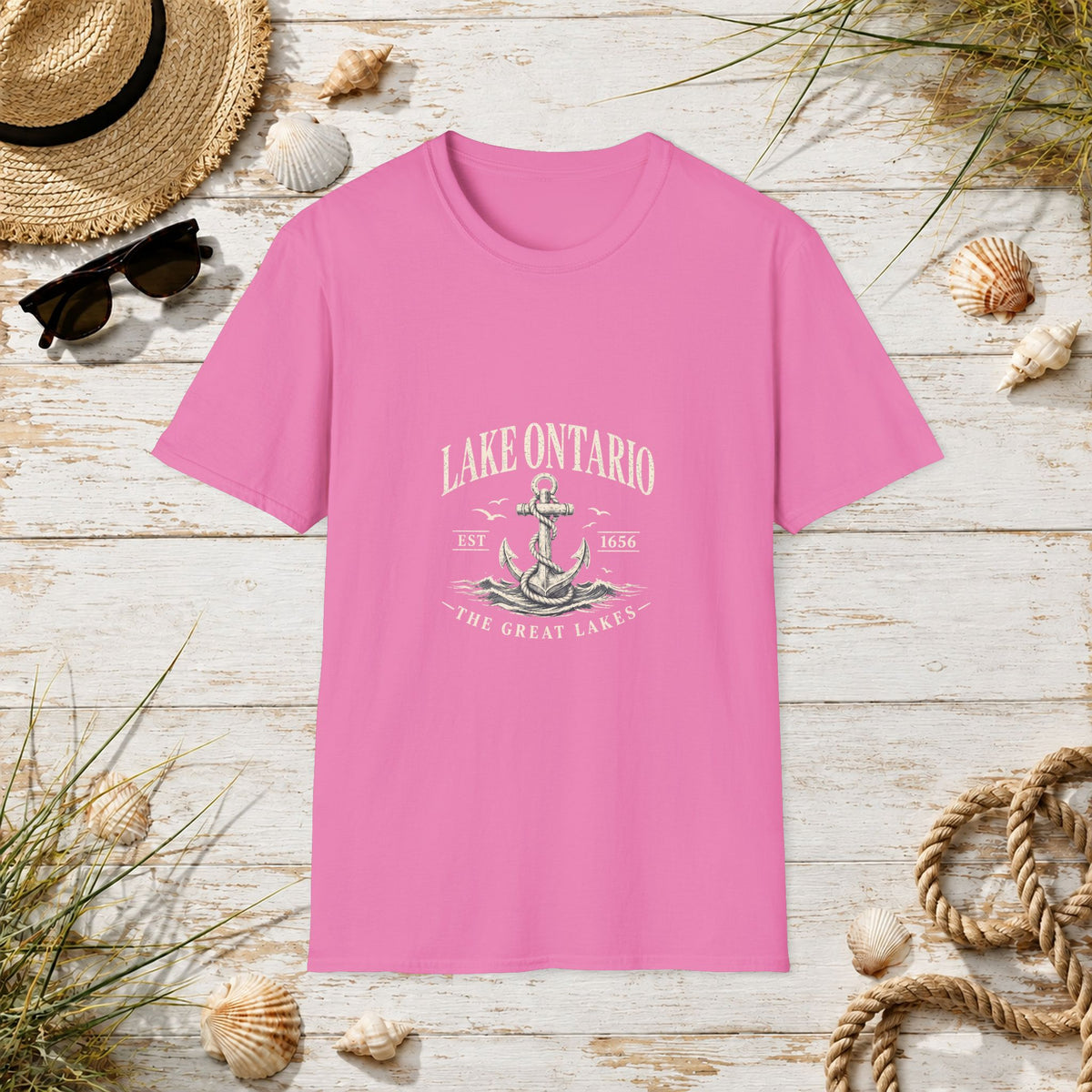 Anchor Graphic T‑Shirt — “I Am Onward” Nautical Vintage Tee