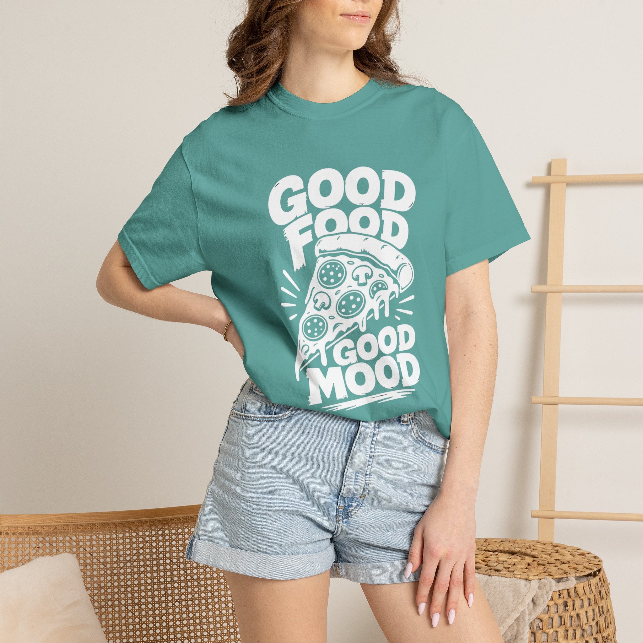 T-Shirt — Minimal White Garment-Dyed Tee