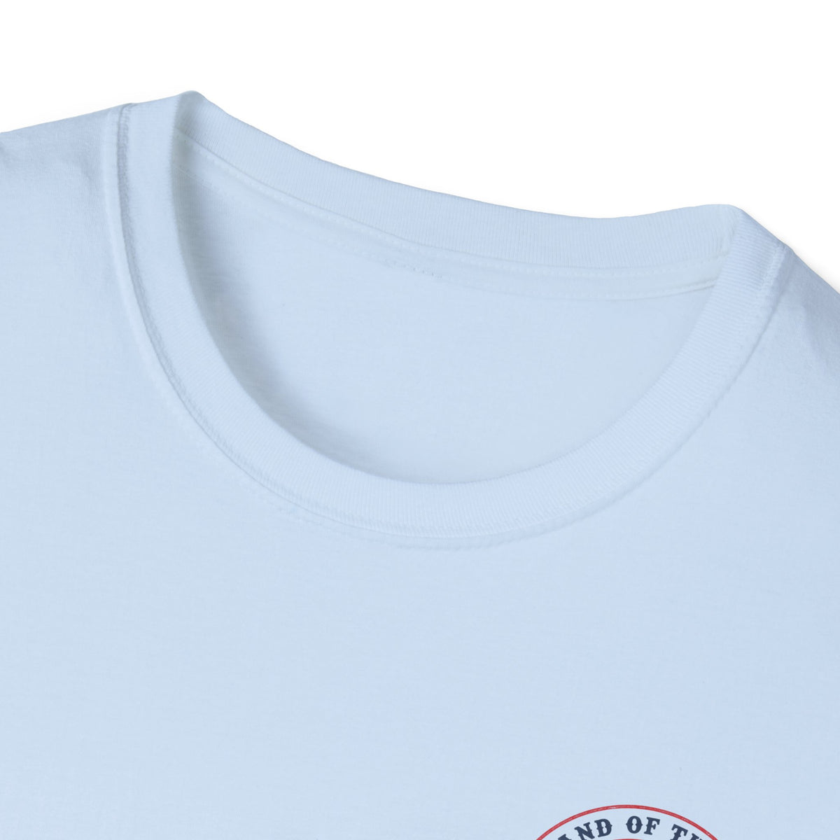 America Vintage Badge T-Shirt — "Land of the Free, Because of the Brave"